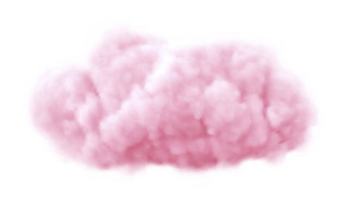 Pink Fluffy Cloud 1